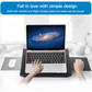 Adjustable Laptop Lap Desk Fits up to 15.6" with 6 Adjustable Angles, Detachable Mouse Pad, & Dual Cushions