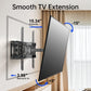 Full Motion Articulating TV Wall Mount Swivel Tilting Bracket Fit for 26-65 In Flat & Curved TVs