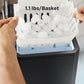 Countertop Ice Maker Machine, Portable Ice Makers Countertop, 26lbs/24H, 9 Cubes in 7 Mins, Self-Cleaning Ice Maker with Ice Scoop and Basket, Black