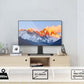 PERLESMITH Universal TV Stand for most 37- 55 inch LCD LED TVs - Height Adjustable TV Stand with Tempered Glass Base & Wire Management
