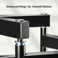 MountFTV Full Motion TV Wall Mount Bracket for Most 37-75 inch TVs with Dual Articulating Arms, Swivel, Tilt, Max 600x400mm, Holds up to 100 lbs