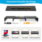 Myfurnideal Dual Monitor Stand Adjustable Monitor Stand Riser with Tablet & Cellphone Slot Computer Stand for PC, Computer, Laptop, Printer - Walmart.com