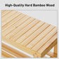 CHITOOMA 3 Tier Bamboo Shoe Storage Bench for Entryway,Wood Hallway Shoe Rack Shoe Organizer Shelf for Living Room Bedroom,Natural