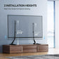 Myfurnideal Universal Table Top TV Stand for 22 - 65 Inch TVs with Height Adjustable Leg Stand, Holds up to 110 lbs, Max 800x500mm - Walmart.com