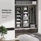 6-Shelf Hanging Closet Organizer Hanging Shelves for Closet with 3 Removable Drawers & Side Pockets, 12'' x 12'' x 43.3'' - Walmart.com