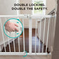 30" Height Baby Gate 29.1" to 47.6" Extra Wide Dog Gate with 2.8/5.5/8.3 Inch Extension kit for Stairs, Hallways, Bedrooms, White - Walmart.com