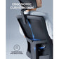 Ergonomic Office Chair High Back Mesh Computer Chair with Lumbar Support, Adjustable Armrest, Backrest and Headrest, Black - Walmart.com