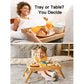 Myfurnideal Bamboo Bed Tray Table with Foldable Legs Laptop Desk Breakfast Tray for Sofa, Bed, Eating, Working - Walmart.com