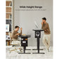 Electric Standing Desk with Storage Bag 40" x 24" Height Adjustable Computer Stand Up Table for Home Office, Black - Walmart.com