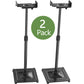 1 Pair Universal Speaker Stands for Satellite Speakers & Bookshelf Speakers, Hold up to 11lbs - Walmart.com