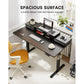 Height Adjustable Electric Standing Desk with Monitor Stand, 2 Drawers and Storage Shelf 48x24 Inches Sit Stand Up Desk, Black - Walmart.com