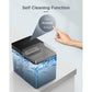 Portable Ice Maker Countertop with 2 Sizes Bullet-Shaped Ice, 28lbs/24h, Self-Cleaning, W/Scoop & Basket for Home, Kitchen, Office, Bar - Walmart.com