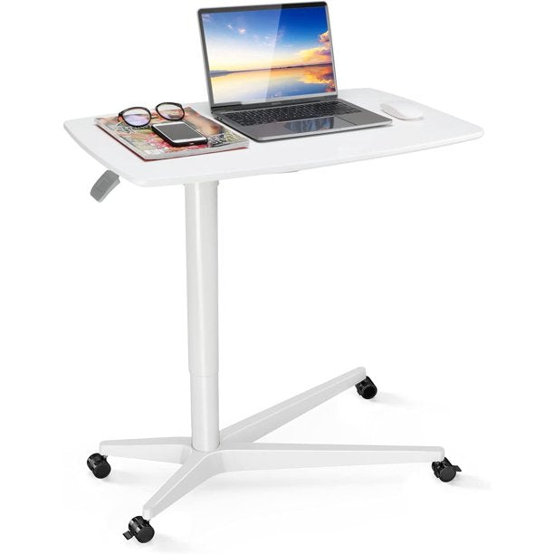 Mobile Standing Desk 30 inches Height Adjustable Rolling Sit-Stand Desk for Home Offices, Hold up to 44 lbs - Walmart.com