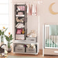 6-Shelf Hanging Closet Organizer with 3 Removable Drawers & Side Pockets Hanging Shelf Organizer for Closet, 11.4''W x 12''D x 43.3''H - Walmart.com