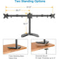 Myfurnideal Triple Monitor Stand for three 13" to 24" Monitors Desk Stand with Fully Adjustable Arms, Hold up to 22 lbs - Walmart.com