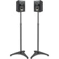 Height Adjustable Speaker Stands with Cable Management for Satellite Speakers and Small Bookshelf Speakers, Hold up to 8lbs - Walmart.com