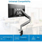 Myfurnideal Single Arm Monitor Stand for 13 to 32 Inch Screens Adjustable Computer Riser with Clamp, Hold up to 19.8lbs - Walmart.com