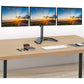 Myfurnideal Triple Monitor Stand for three 13" to 24" Monitors Desk Stand with Fully Adjustable Arms, Hold up to 22 lbs - Walmart.com