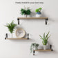 Myfurnideal 3 Sets Floating Shelves Wall Mounted Shelves for Bedroom, Bathroom, Living Room, Kitchen, Laundry Room Storage & Decoration - Walmart.com