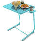 Myfurnideal Adjustable TV Tray Table with 6 Height & 3 Tilt Angle Folding TV Dinner Tray for Home, Office - Walmart.com