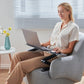 Myfurnideal Adjustable Laptop Table Stand for 15.6 Inch Laptops Portable Lap Desk with 2 CPU Fans, Detachable Mouse Pad for Sitting , Standing - Walmart.com