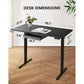 Electric Standing Desk with Drawer Height Adjustable Computer Stand Up Table for Home Office, 55x28 Inches, Black - Walmart.com