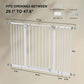 30" Height Baby Gate 29.1" to 47.6" Extra Wide Dog Gate with 2.8/5.5/8.3 Inch Extension kit for Stairs, Hallways, Bedrooms, White - Walmart.com
