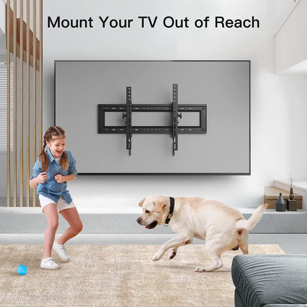 Tilt TV Wall Mount Bracket for Most 50-90 inch TVs, Hold up to 165 lbs, Max 600x400mm, Fits up to 24 Inch Wood Stud Spacing - Walmart.com