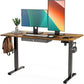 Electric Standing Desk with Drawer Height Adjustable Computer Stand Up Table for Home Office, 55x28 Inches, Vintage Brown - Walmart.com