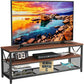 Myfurnideal TV Stand for 60" TV 3-Tier Entertainment Center with Storage for Living Room, Cherry - Walmart.com