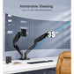 Myfurnideal Dual Monitor Stand for 13-35" Screens with Height Adjustable Ultrawide Double Gas Spring Arm for 2 Monitors, Hold up to 26.4lbs Each Arm - Walmart.com