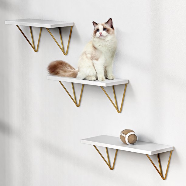 Myfurnideal 3 Sets Floating Shelves Wall Mounted Shelves for Bedroom, Living Room, Bathroom, Kitchen - Walmart.com