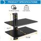 Floating AV Shelf Double Wall Mount TV Shelf - Holds up to 17.6lbs - DVD DVR Component Shelf - Perfect for Xbox, Projector, WiFi Router, Game Console and Cable Box - Walmart.com