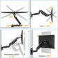 Monitor Wall Mount Bracket for 17 to 32 Inch Screens Adjustable Gas Spring Single Arm Stand, Hold up to 18lbs - Walmart.com
