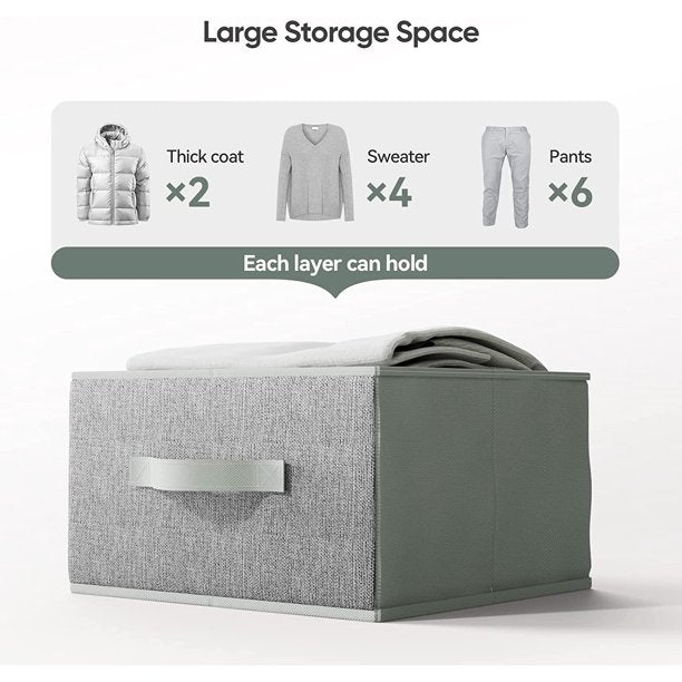 6-Shelf Hanging Closet Organizer Hanging Shelves for Closet with 3 Removable Drawers & Side Pockets, 12'' x 12'' x 43.3'' - Walmart.com