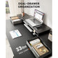 Height Adjustable Electric Standing Desk with Monitor Stand, 2 Drawers and Storage Shelf 48x24 Inches Sit Stand Up Desk, Black - Walmart.com