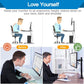 Single Monitor Stand Mount, Height Adjustable Stand Fits 13" to 32" Screen