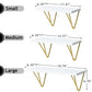 Myfurnideal 3 Sets Floating Shelves Wall Mounted Shelves for Bedroom, Living Room, Bathroom, Kitchen - Walmart.com