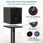 Myfurnideal 1 Pair Universal Speaker Stands Holds Bookshelf Speakers, Satellite up to 22lbs - Walmart.com
