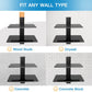 Floating AV Shelf Double Wall Mount TV Shelf - Holds up to 17.6lbs - DVD DVR Component Shelf - Perfect for Xbox, Projector, WiFi Router, Game Console and Cable Box - Walmart.com