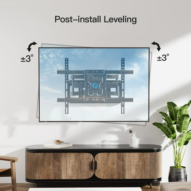 Full Motion TV Wall Mount for Most 37-75 Inch Flat Wall Bracket TV Mount with Articulating Arms, Holds up to 132lbs, Max 600x400mm - Walmart.com