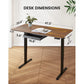 Electric Standing Desk with Drawer Height Adjustable Computer Stand Up Table for Home Office, 48x24 Inches, Vintage Brown - Walmart.com