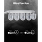 Ice Makers Countertop with Handle, 9pcs/7min, 26lbs/24h, w/ 2 Sizes Bullet-Shaped Ice, Self-Cleaning, w/Scoop & Basket for Home, Kitchen, Office, Bar, Party, Green - Walmart.com