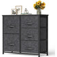 5 Drawer Dresser Fabric Storage Tower with Wood Top Organizer Unit for Closet, Hallway, Entryway, Nursery Room, Bedroom, Living Room - Walmart.com