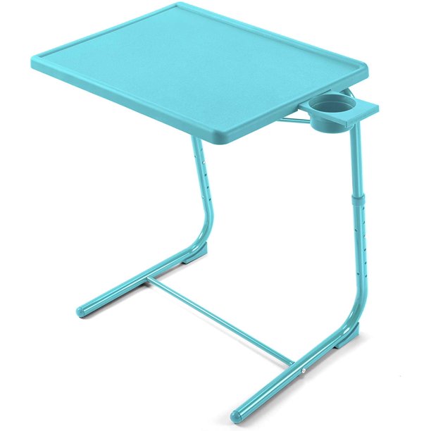 Myfurnideal Adjustable TV Tray Table with 6 Height & 3 Tilt Angle Folding TV Dinner Tray for Home, Office - Walmart.com