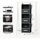 6-Shelf Hanging Closet Organizer Hanging Shelves for Closet with 3 Removable Drawers & Side Pockets, 12'' x 12'' x 43.3'' - Walmart.com