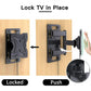 Lockable RV TV Mount for Most 13-42 Inch TVs Full Motion RV TV Bracket for Camper Trailer Motorhome Boat Truck, Holds up to 77lbs - Walmart.com