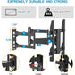 Myfurnideal Corner TV Wall Mount Bracket Full Motion Articulating TV Mount for 26-60 inch LED, LCD Flat Curved Screen TVs, Holds up to 99 lbs, Max 400x400 - Walmart.com