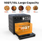 16 Quart Air Fryer 21-in-1 Air Fryer Toaster Oven Combo with Recipe, 1600W, Black - Walmart.com