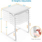 Myfurnideal Adjustable TV Tray Table with 6 Height & 3 Tilt Angle Folding TV Dinner Tray for Home, Office - Walmart.com